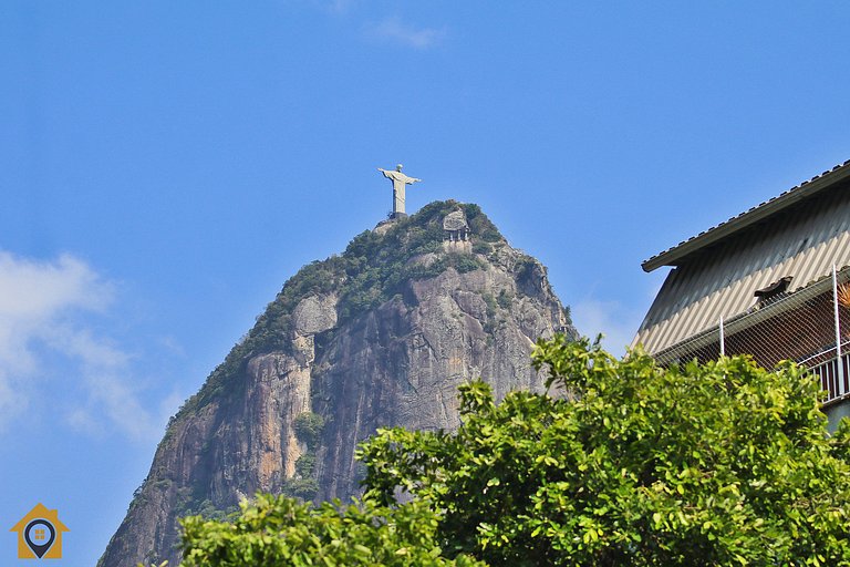 Amplo 3 quartos c/ vista para o Cristo Redentor