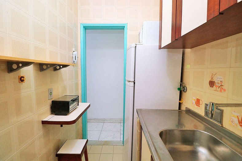 Apartamento 2 quartos no Leme p/ 4 pessoas