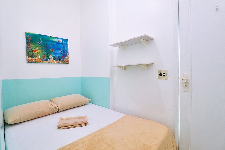 Apartamento 2 quartos no Leme p/ 4 pessoas