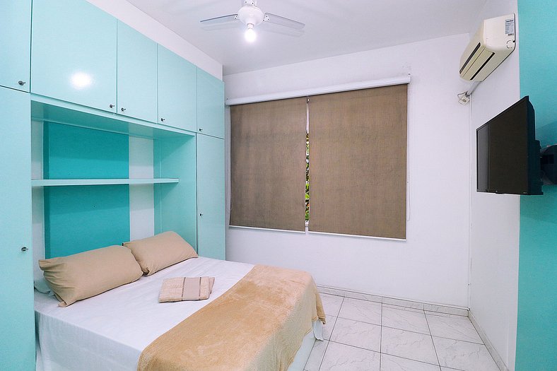 Apartamento 2 quartos no Leme p/ 4 pessoas