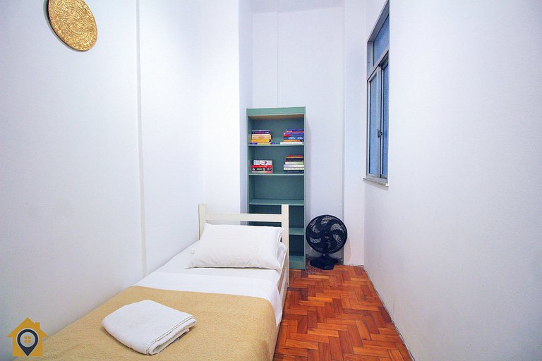 Apartamento aconchegante de 2 quartos p/ 4 pessoas