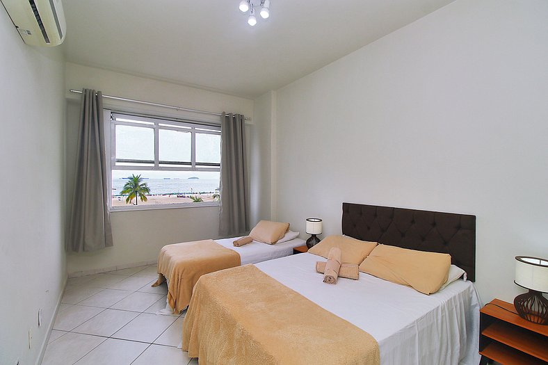 Apartamento com vista espetacular p/ 9 pessoas