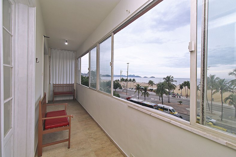 Apartamento com vista espetacular p/ 9 pessoas