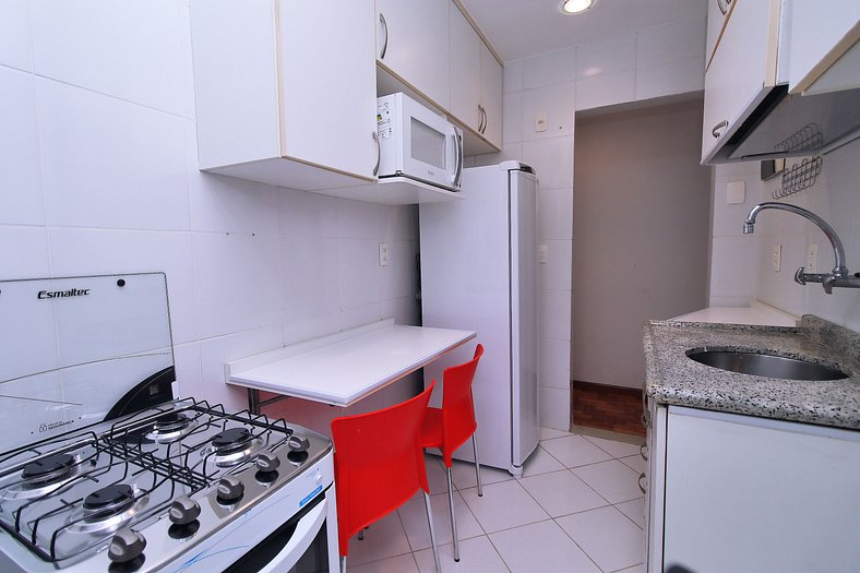 Charmoso apartamento c/ vista para o Pão de Açúcar