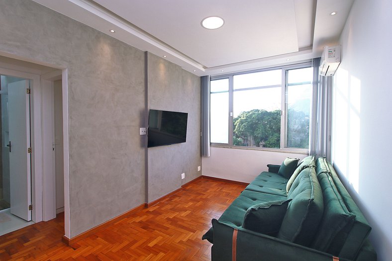 Charmoso apartamento c/ vista para o Pão de Açúcar