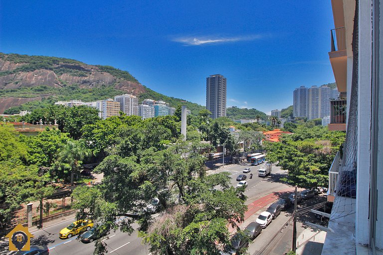 Charmoso apartamento c/ vista para o Pão de Açúcar