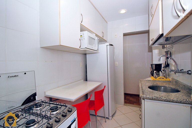 Charmoso apartamento c/ vista para o Pão de Açúcar